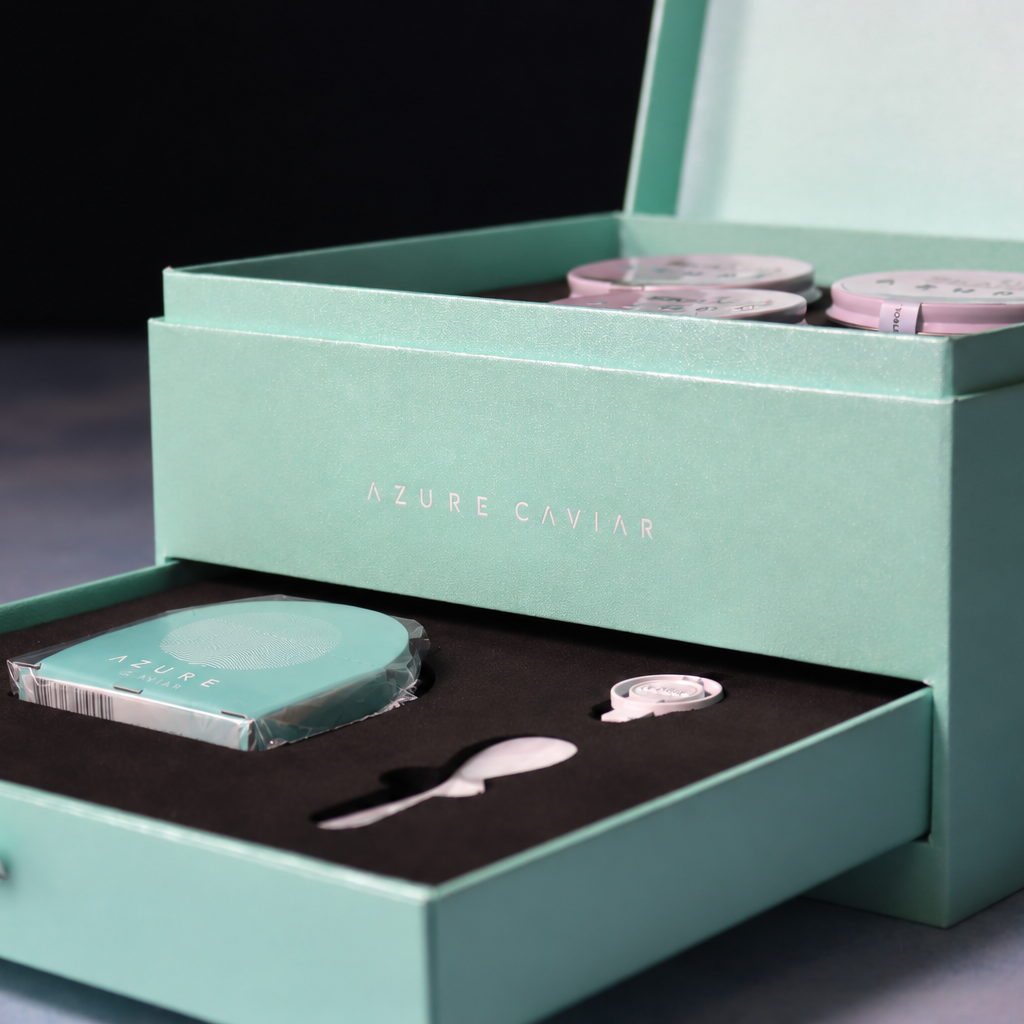Azure Caviar Box Open